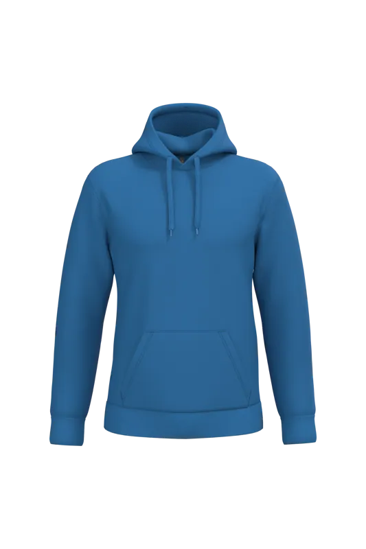 Herensweater met capuchon in Light Royal Blue