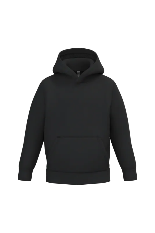 Kindersweater met capuchon in Black