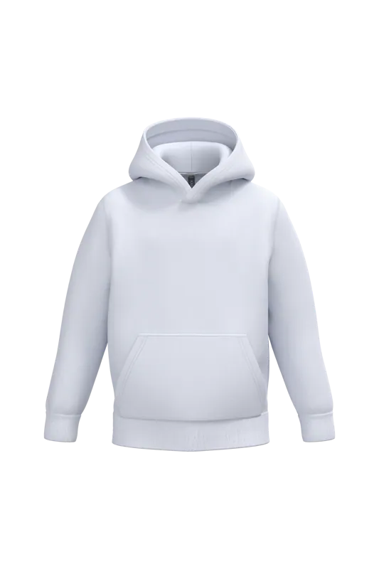 Kindersweater met capuchon in White