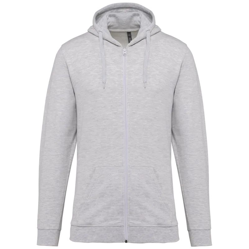 Sweatvest met capuchon in Ash Heather
