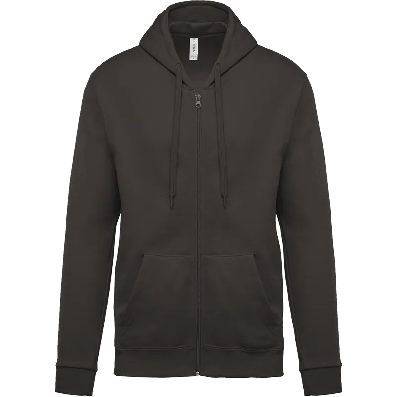 Sweatvest met capuchon in Dark Grey