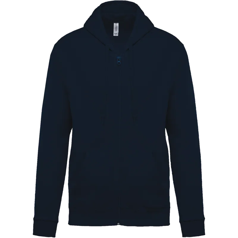 Sweatvest met capuchon in Navy