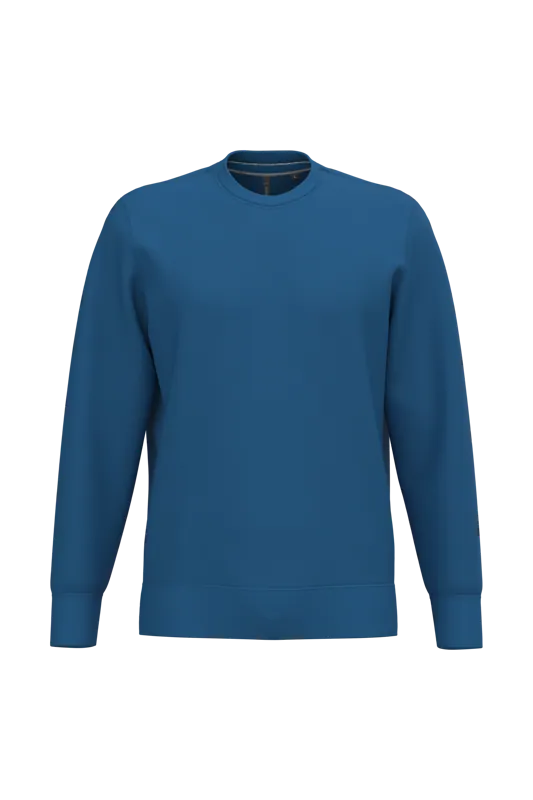 Sweater ronde hals in Light Royal Blue