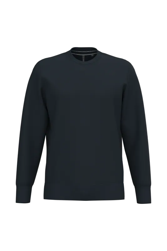 Sweater ronde hals in Navy