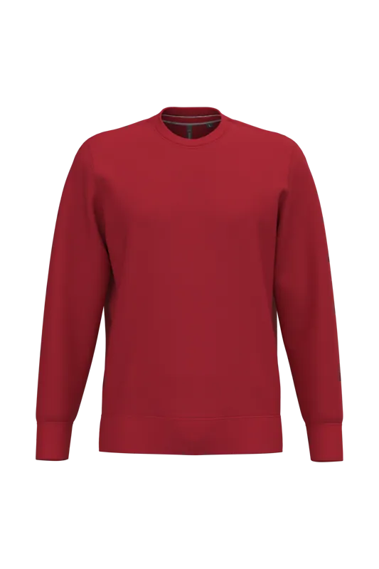 Sweater ronde hals in Red