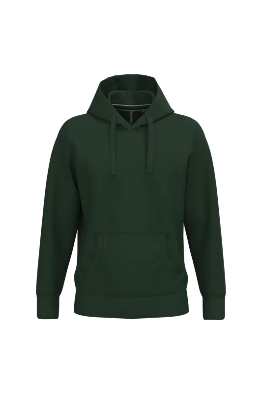 Sweater met capuchon in Forest Green