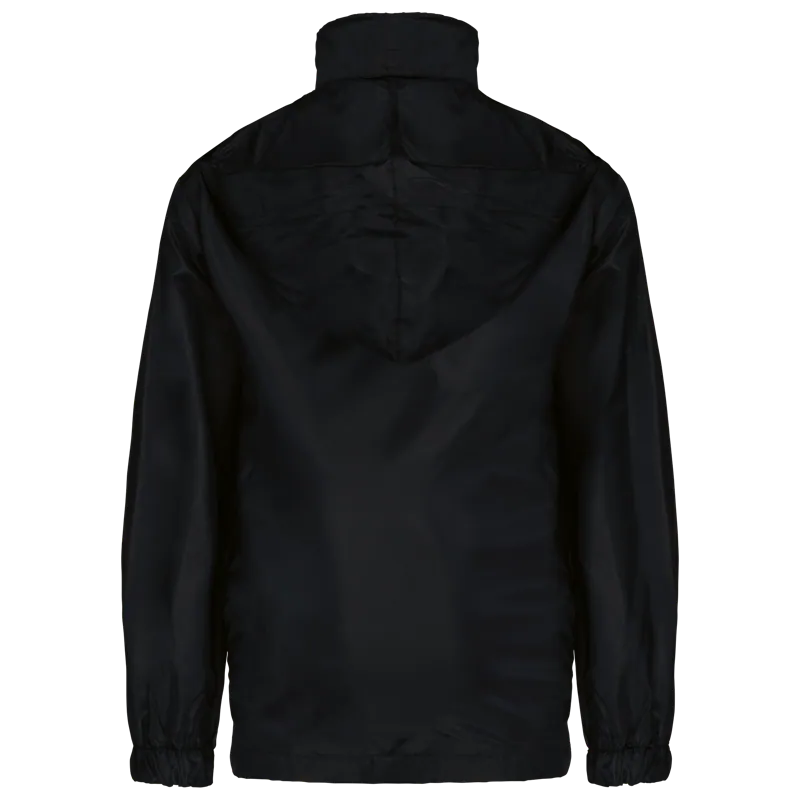 Kinderwindjack in Black, achterkant
