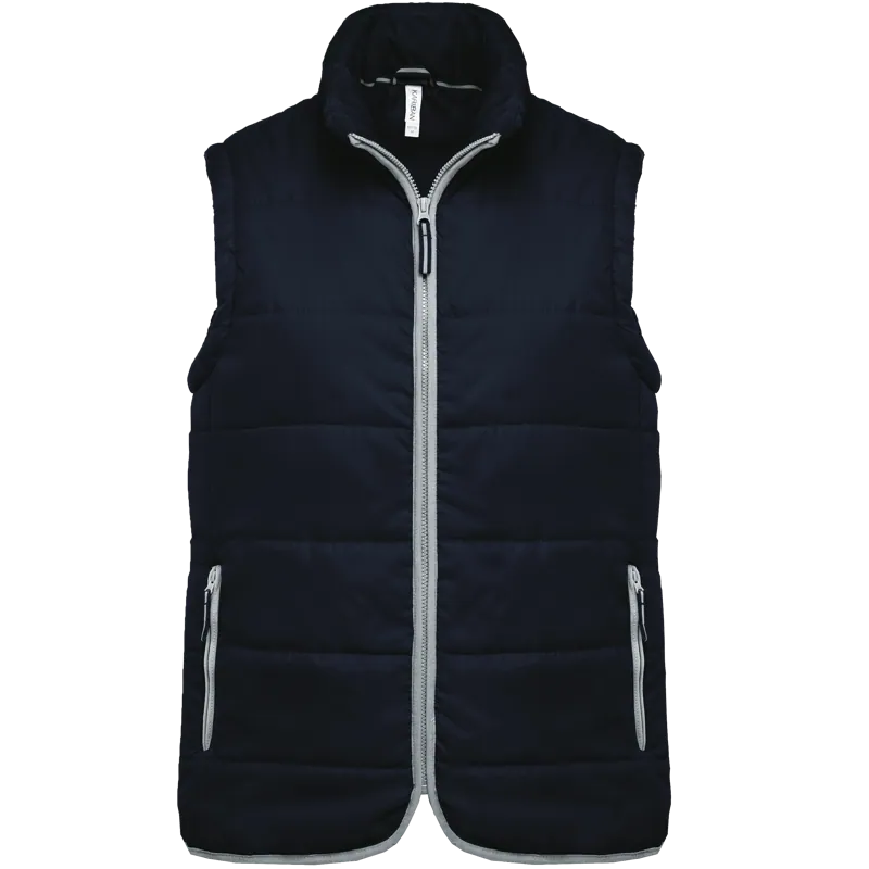 Gewatteerde bodywarmer in Navy