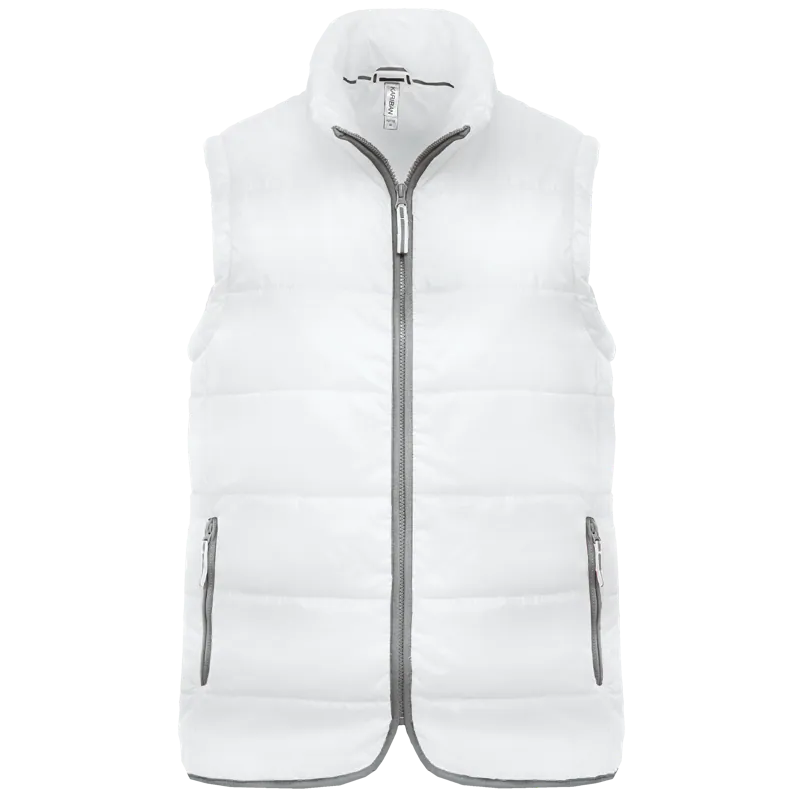 Gewatteerde bodywarmer in White
