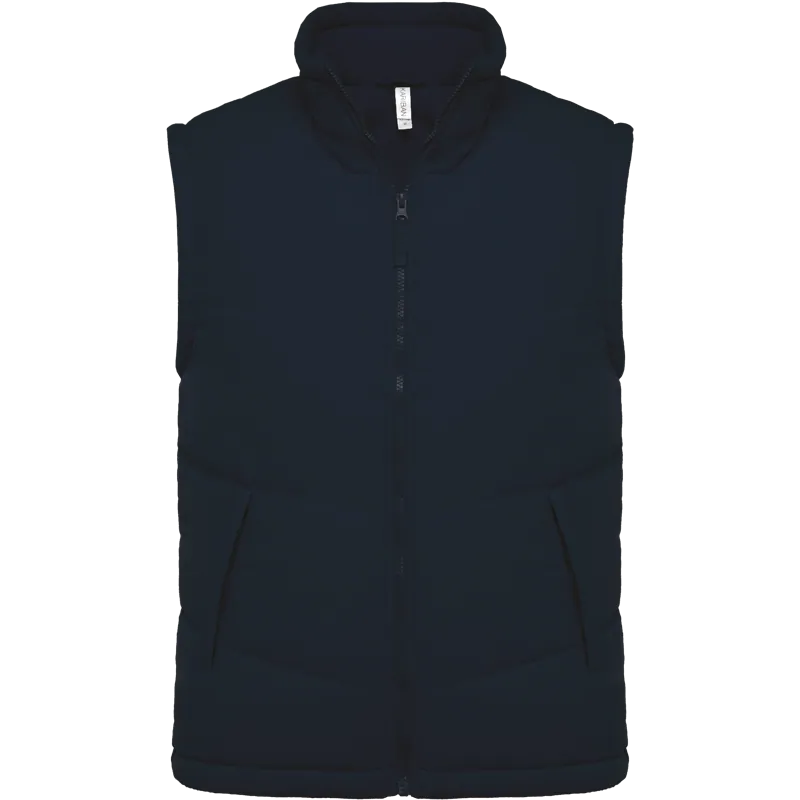 Met fleece gevoerde bodywarmer in Navy