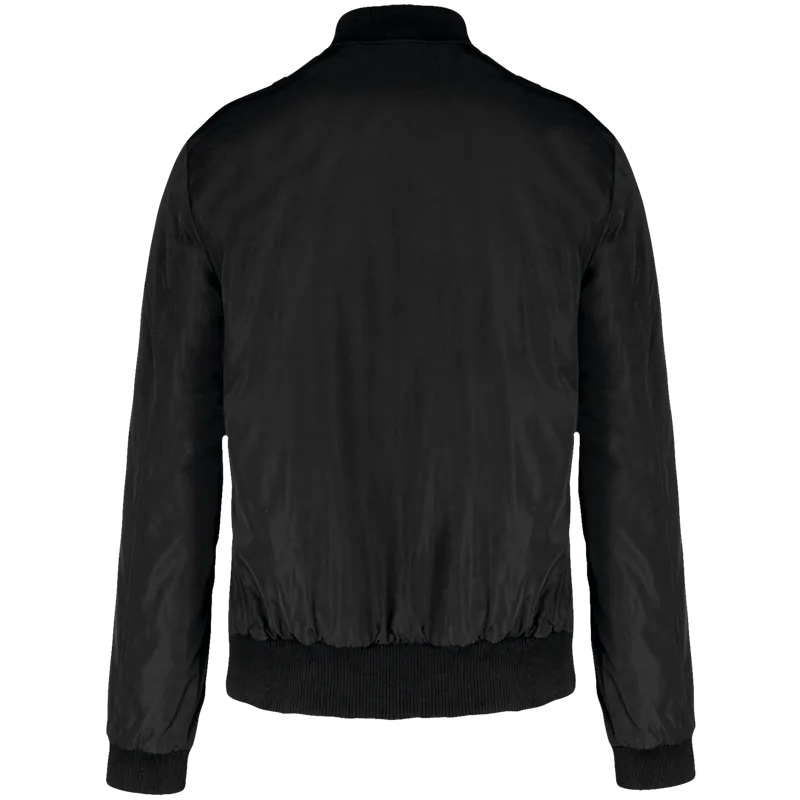 Heren bomberjack in Black, achterkant