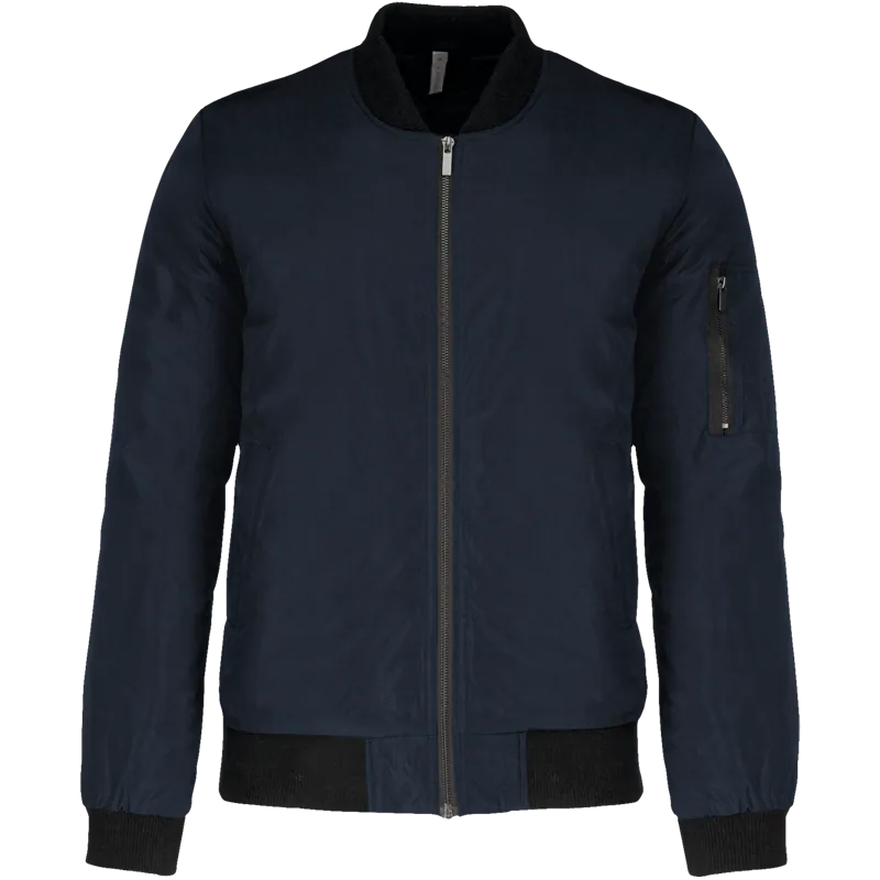 Heren bomberjack in Navy