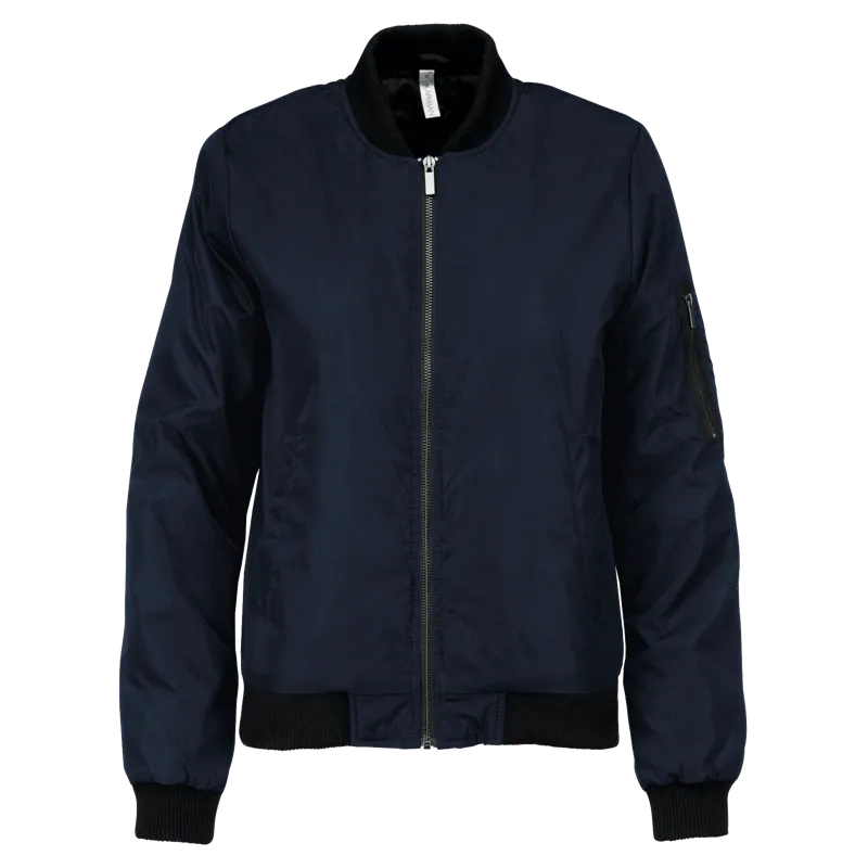 Dames bomberjack in Navy