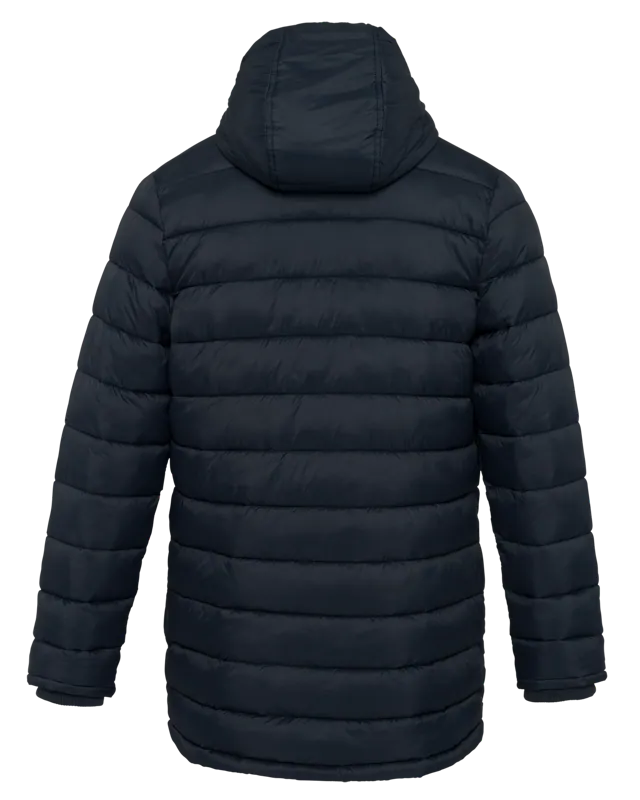 Lichte herenparka met capuchon in Navy