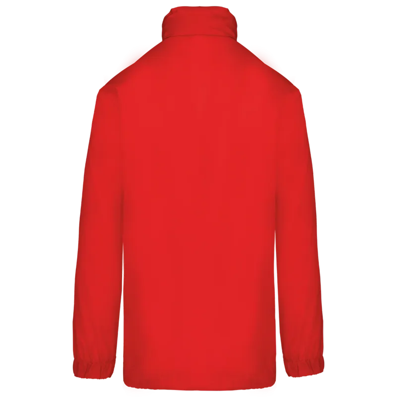 Windjack in Red, achterkant