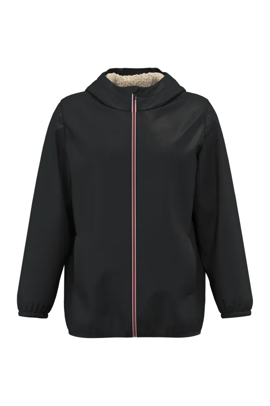 Uniseks jasje met sherpavoering in Black