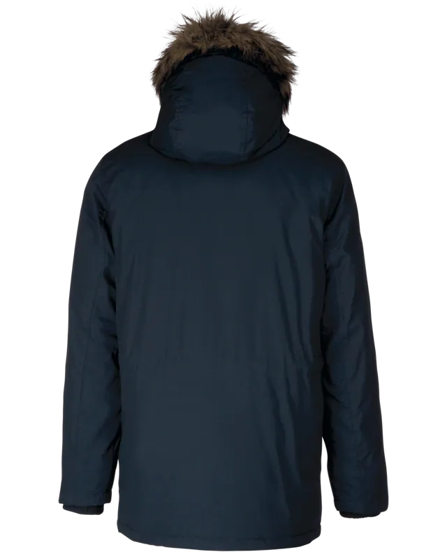 Winter parka in Navy, achterkant