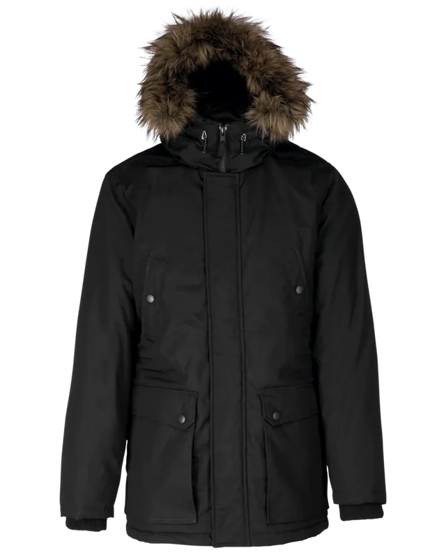 Winter parka in Black