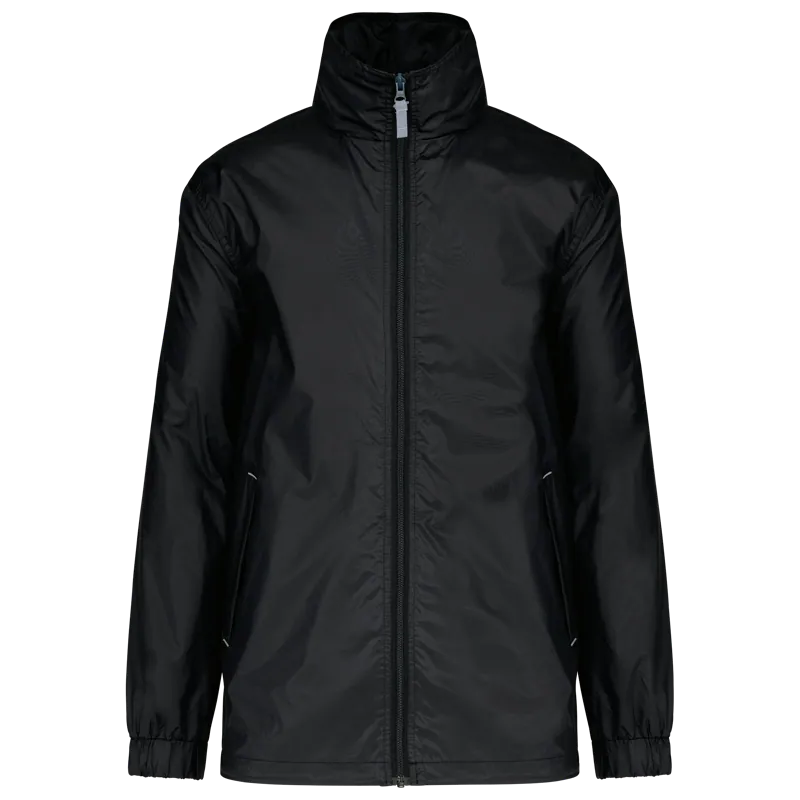 Gevoerd windjack heren in Black