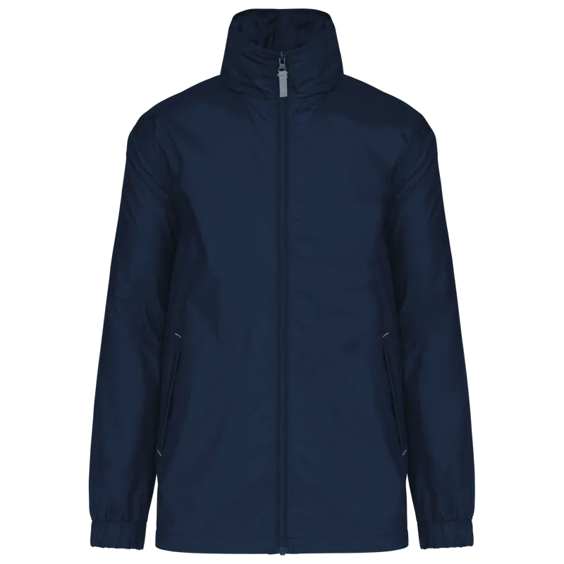 Gevoerd windjack heren in Navy