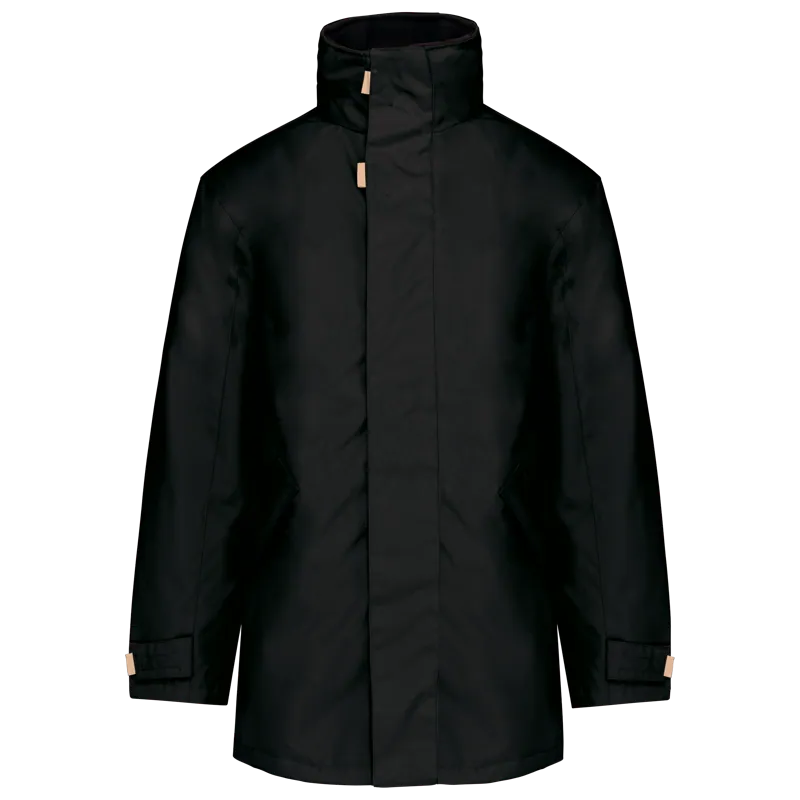 Gewatteerde parka in Black
