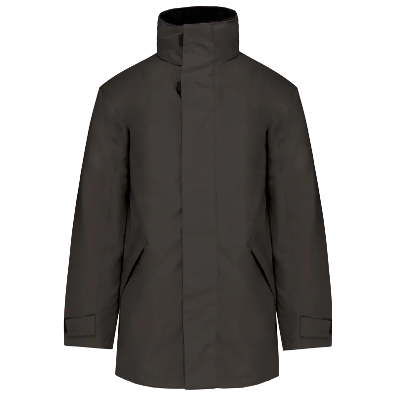 Gewatteerde parka in Dark Grey