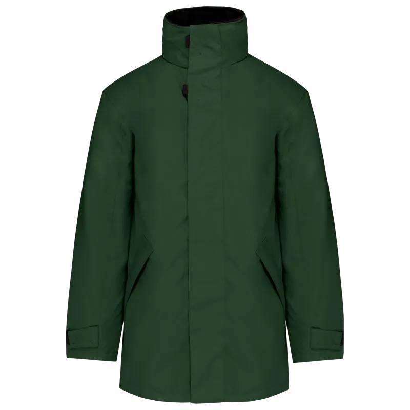 Gewatteerde parka in Forest Green