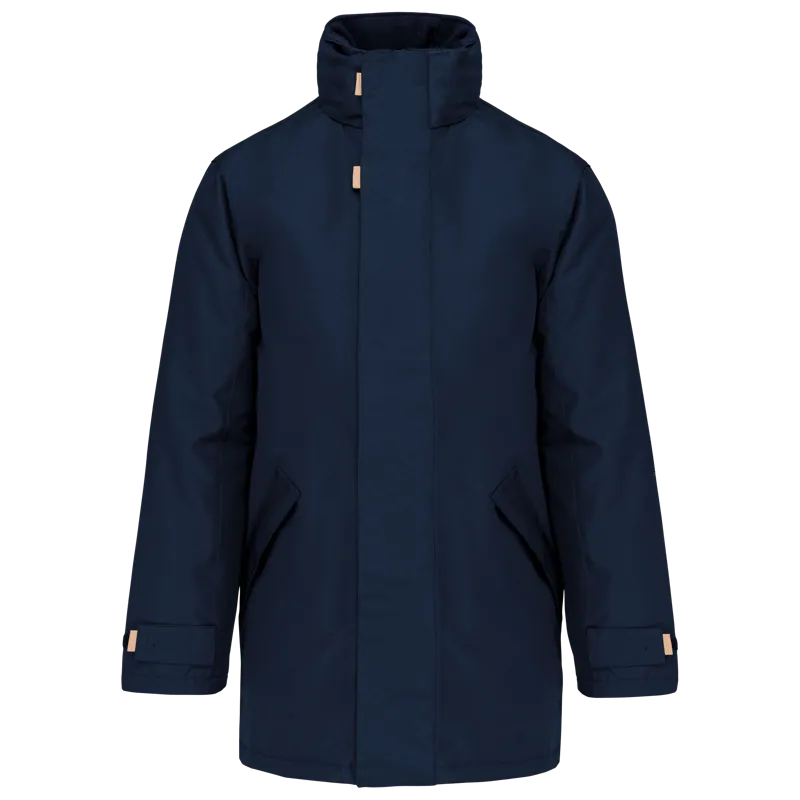 Gewatteerde parka in Navy