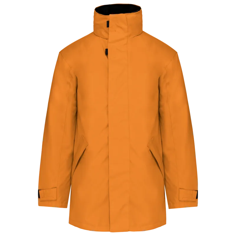 Gewatteerde parka in Orange