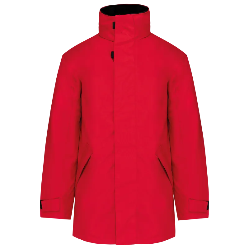 Gewatteerde parka in Red