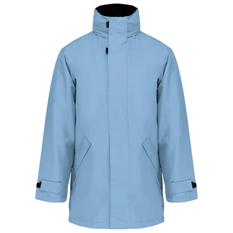 Gewatteerde parka in Sky Blue