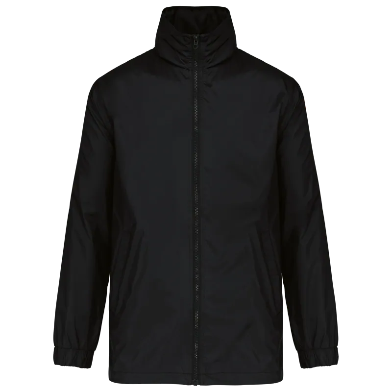 Gevoerd windjack heren in Black