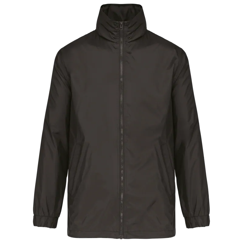 Gevoerd windjack heren in Dark Grey