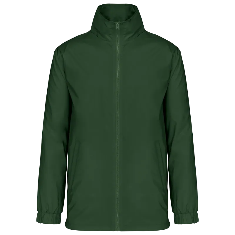 Gevoerd windjack heren in Forest Green