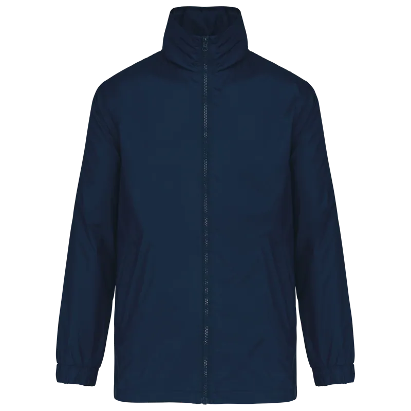 Gevoerd windjack heren in Navy