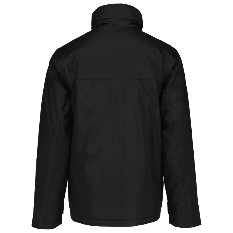 Jack met afneembare mouwen heren in Black, achterkant
