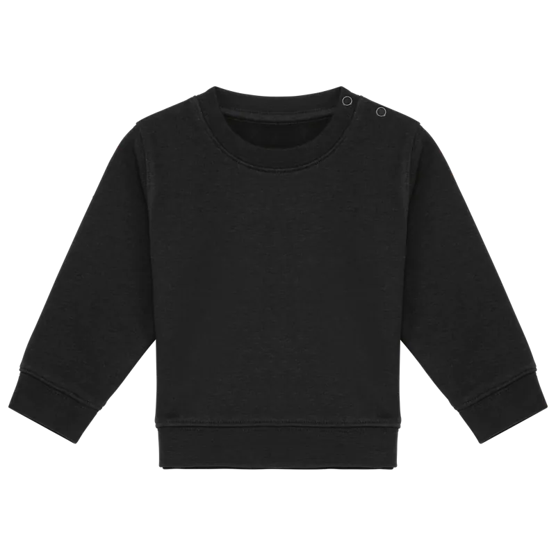 Ecologische baby sweater in Black