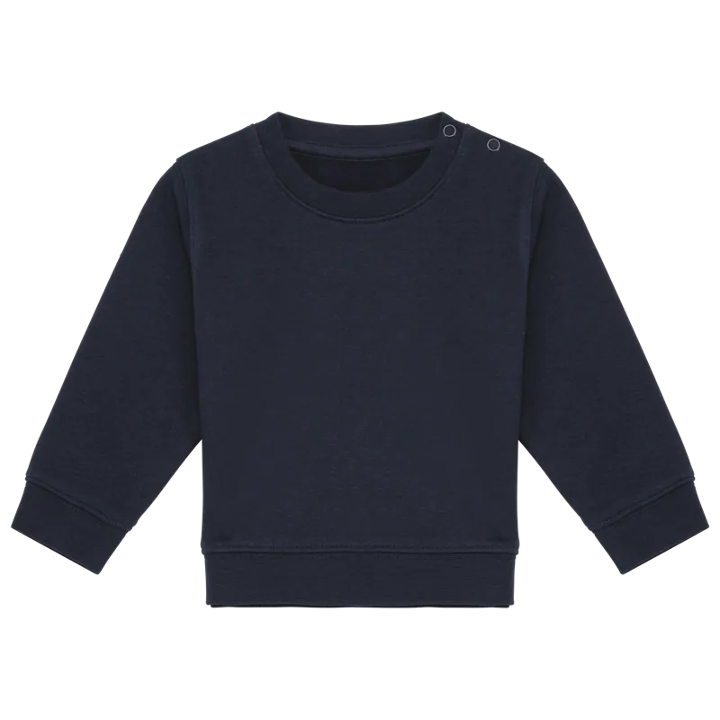 Ecologische baby sweater in Navy