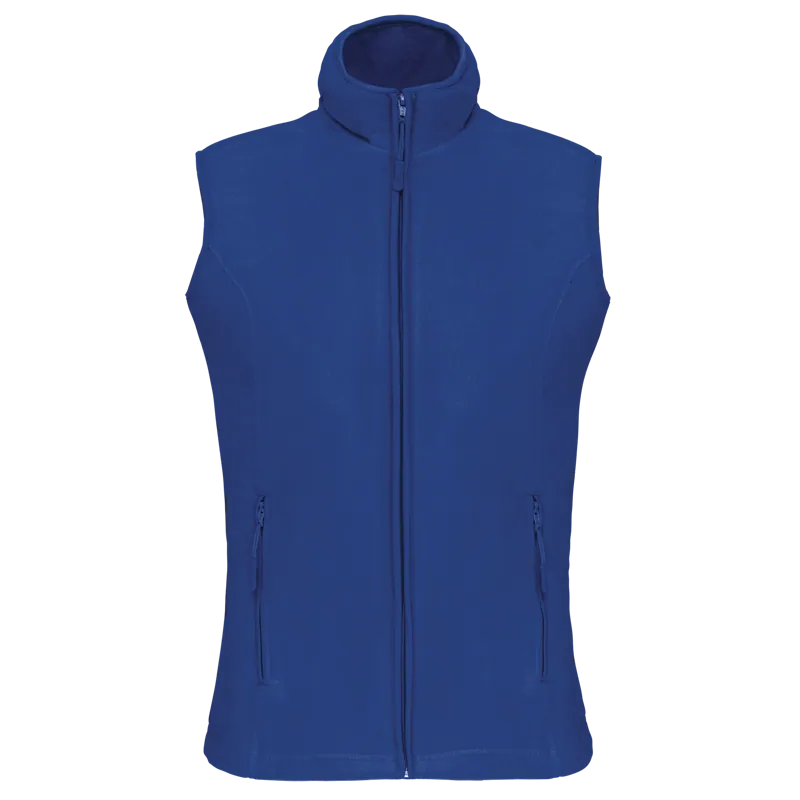 Bodywarmer van microfleece dames in Royal Blue