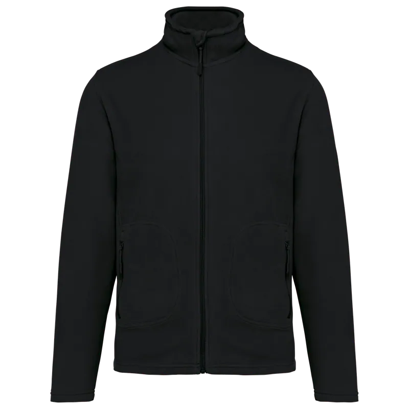 Ecologisch uniseks fleecevest in Black