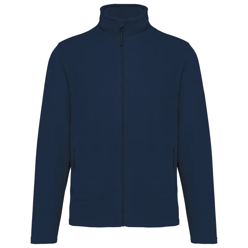 Ecologisch uniseks fleecevest in Navy