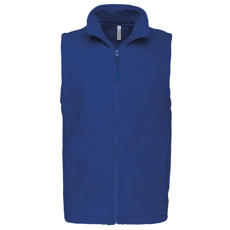 Bodywarmer van microfleece heren in Royal Blue