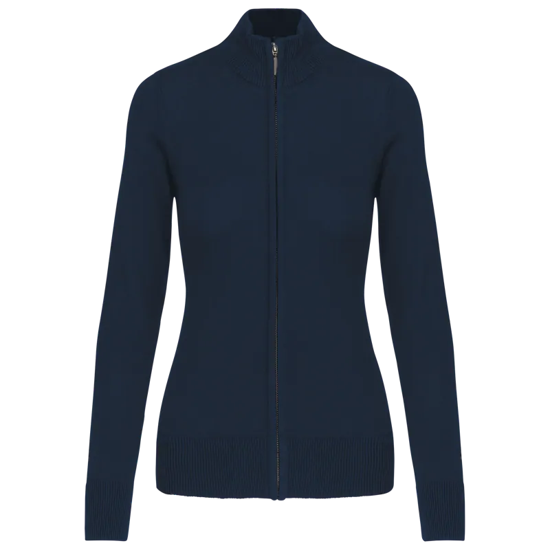 Dames cardigan met rits in Navy
