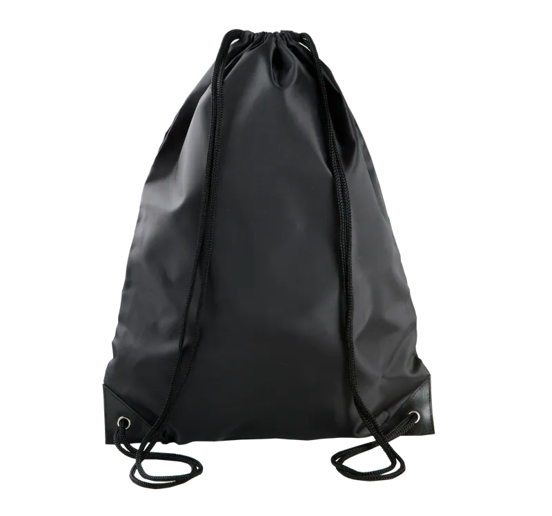 Rugzak met draagkoordjes in Black