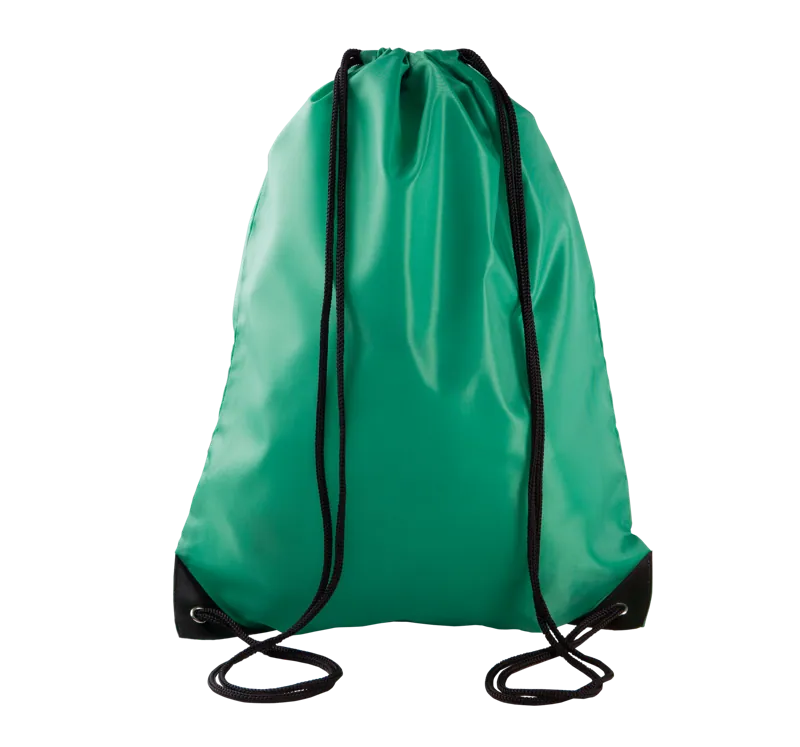 Rugzak met draagkoordjes in Kelly Green