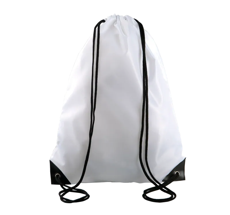 Rugzak met draagkoordjes in White