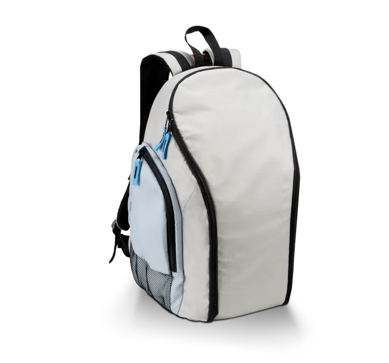 Rugtas met koelvak in Light Grey / Sky Blue