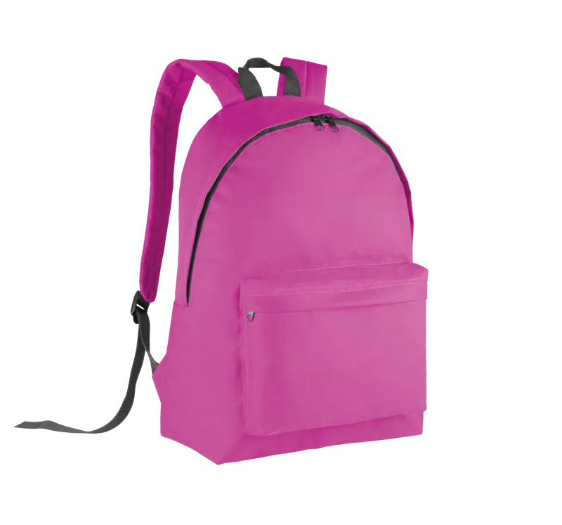 Klassieke Rugzak - Junior Versie in Fuchsia / Dark Grey
