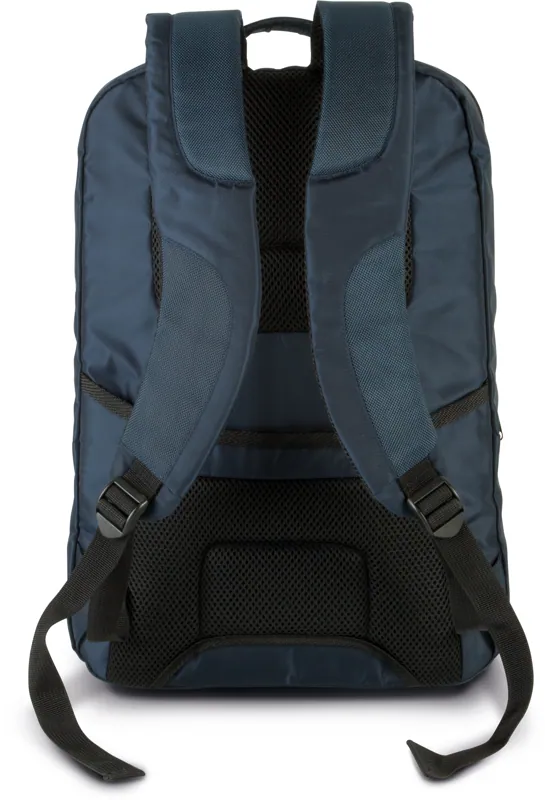 Businessrugzak met laptopvak in Navy, achterkant