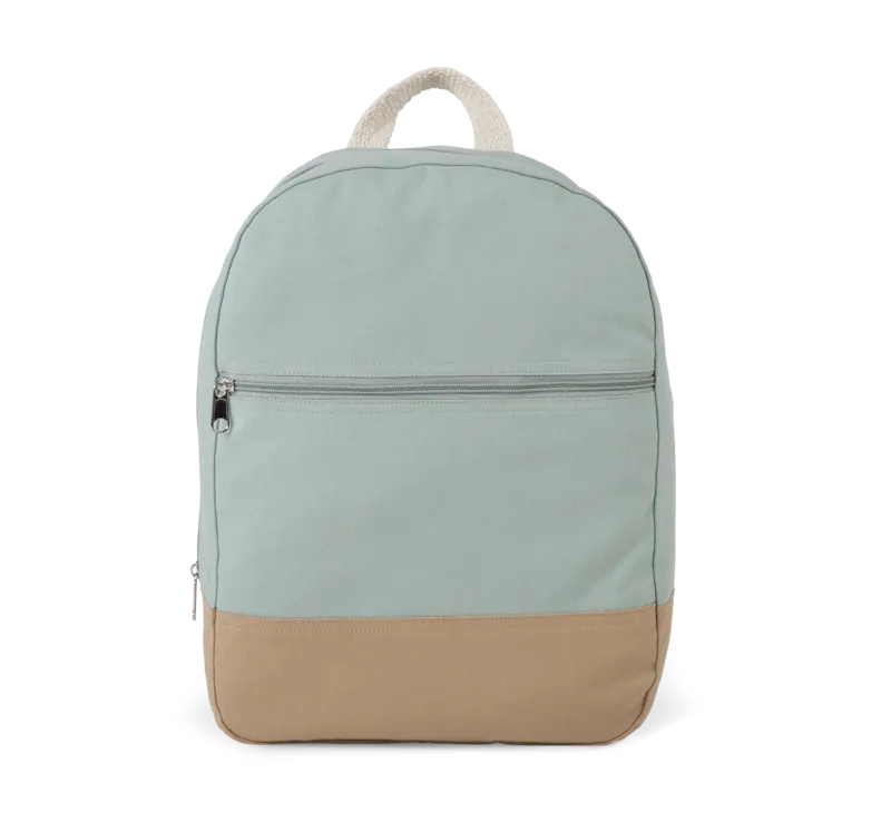 Essentiële rugzak in katoen in Sage / Hemp